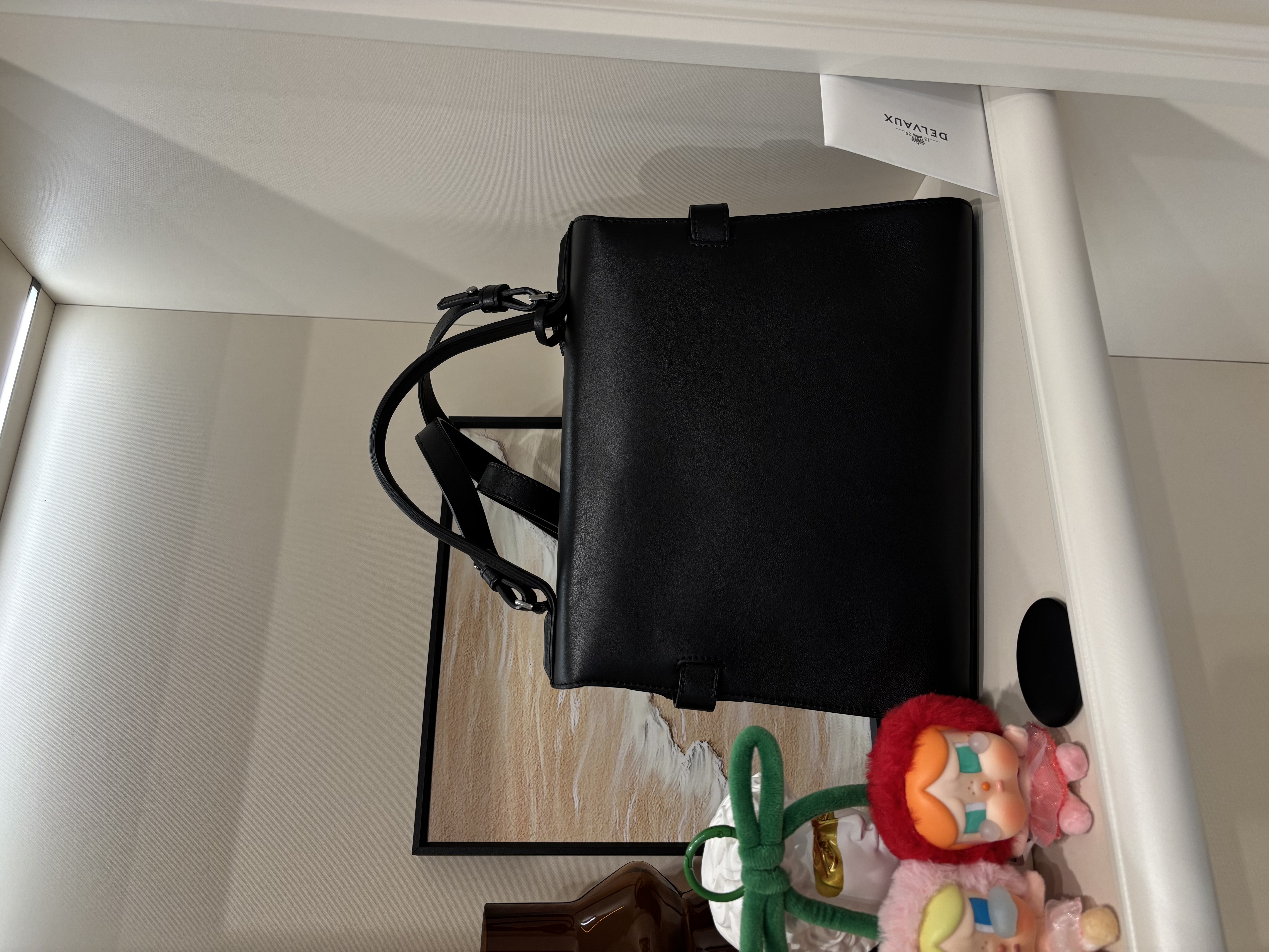 Delvaux tempete mm calfskin 2way bag black 100%Authentic ,95%new ✅mirror ✅ certificate ✅dust bag  