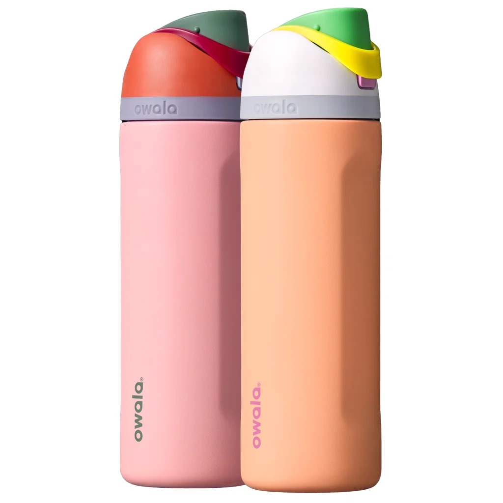 【IG 爆紅款】Owala FreeSip water bottle 專利吸管直飲二合一水樽 兩入組  24oz (710ml) - 絕美配色、健身/辦公室飲水神瓶