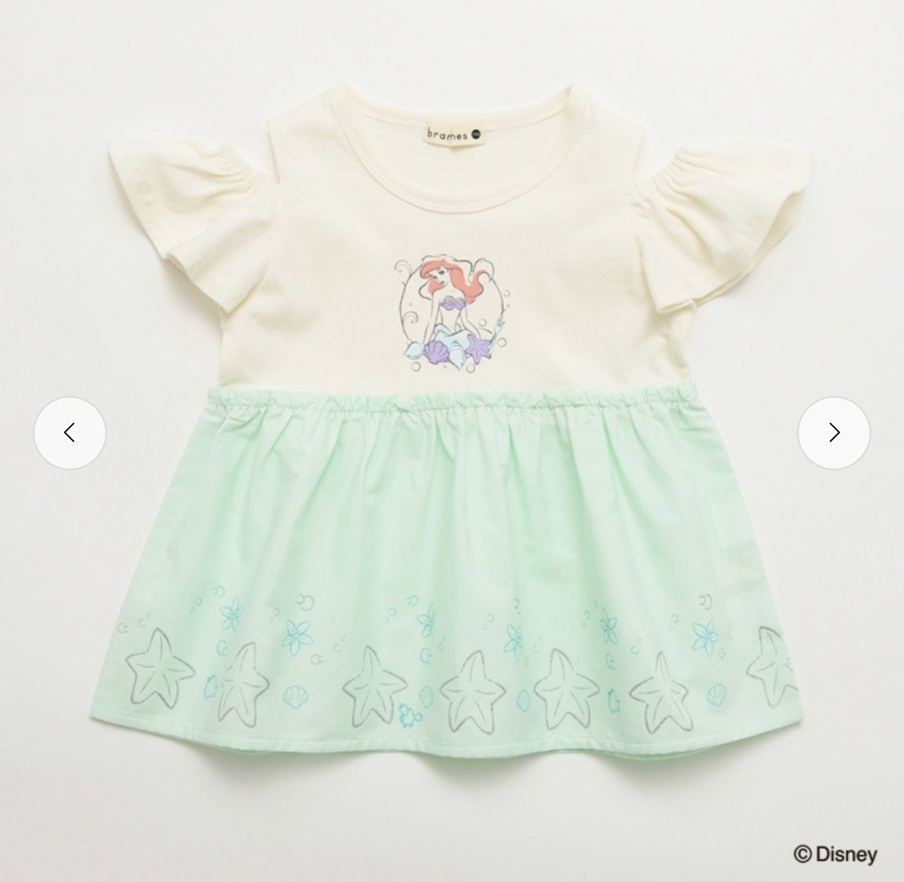 ▫️部分現貨▫️Branshes x Disney公主露肩裙衫
