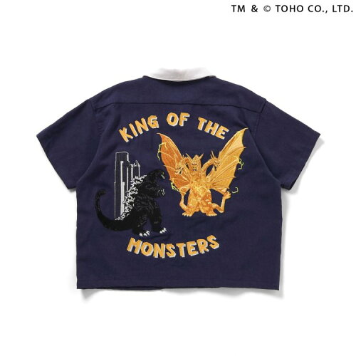 🆕【⭐訂購⭐】🇯🇵日本直送🌀❣#親子裝❣#Gorzilla 刺繡襯衫［2款選］🌀[ELFA-0187][260724]
