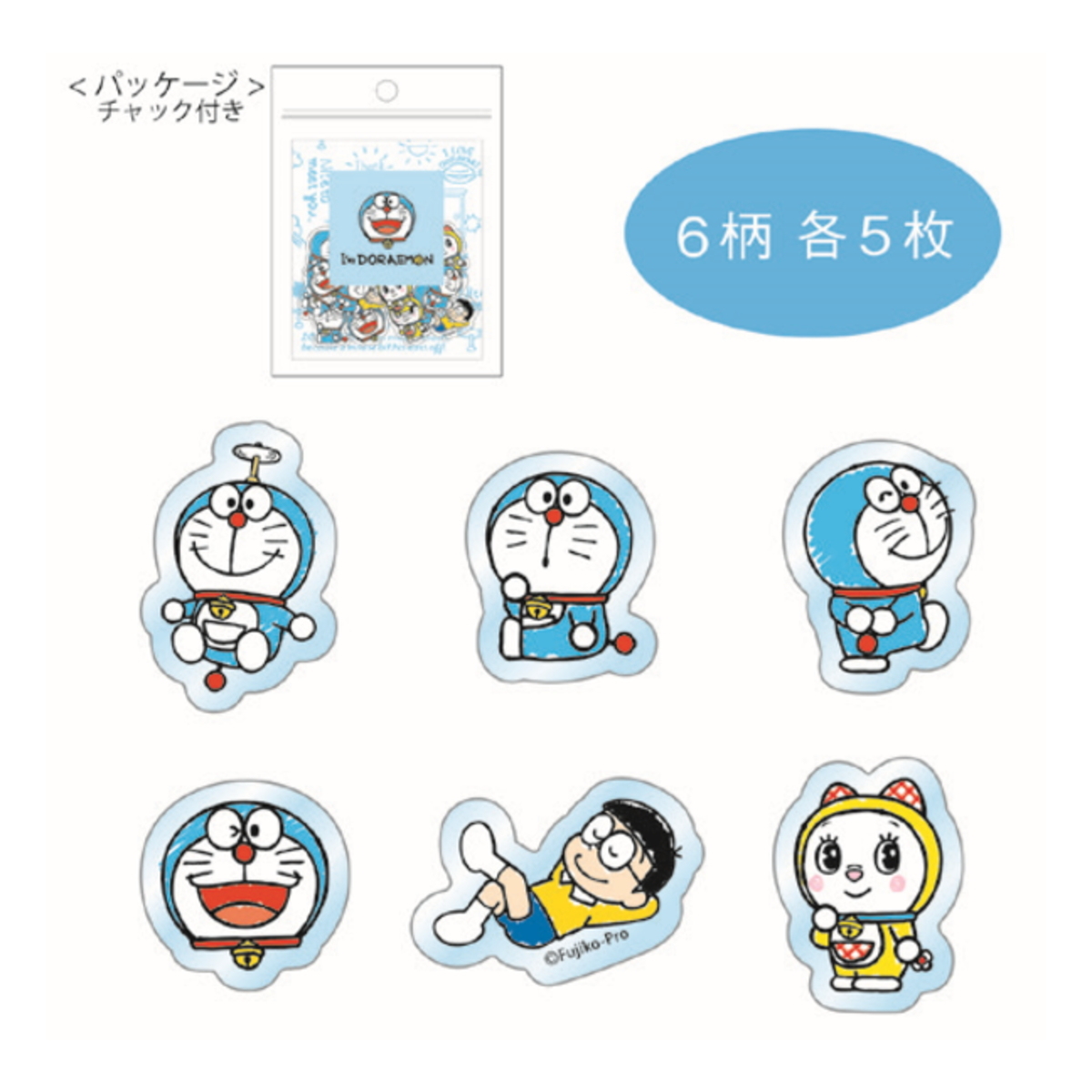 [現貨] [日本直送] 多啦A夢貼紙 {TF587368}