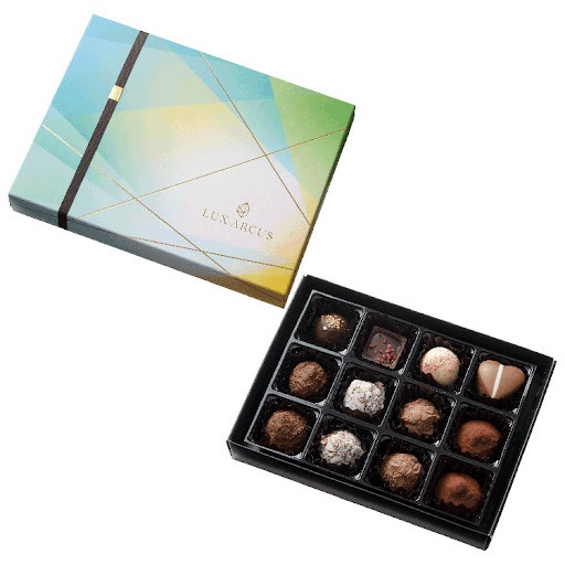 日本直送🇯🇵極致奢華朱古力禮盒🍫💎｜ルクス・アルクス LUX ARCUS 朱古力アソート 12粒入 - 743-080