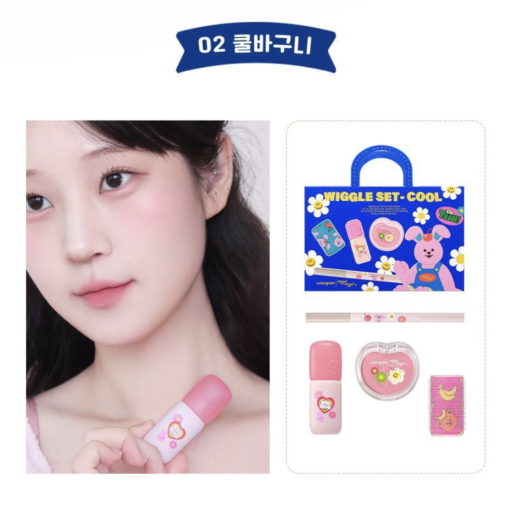 韓國 Colorgram X Wiggle Wiggle 專屬 WARM/COOL 色調套裝｜Nudy Blur Tint Set