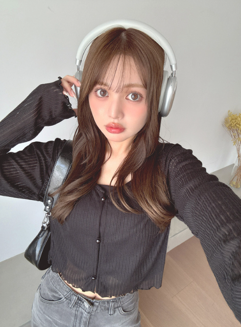 春天必備! 薄針織羅紋外套 [ru1192]