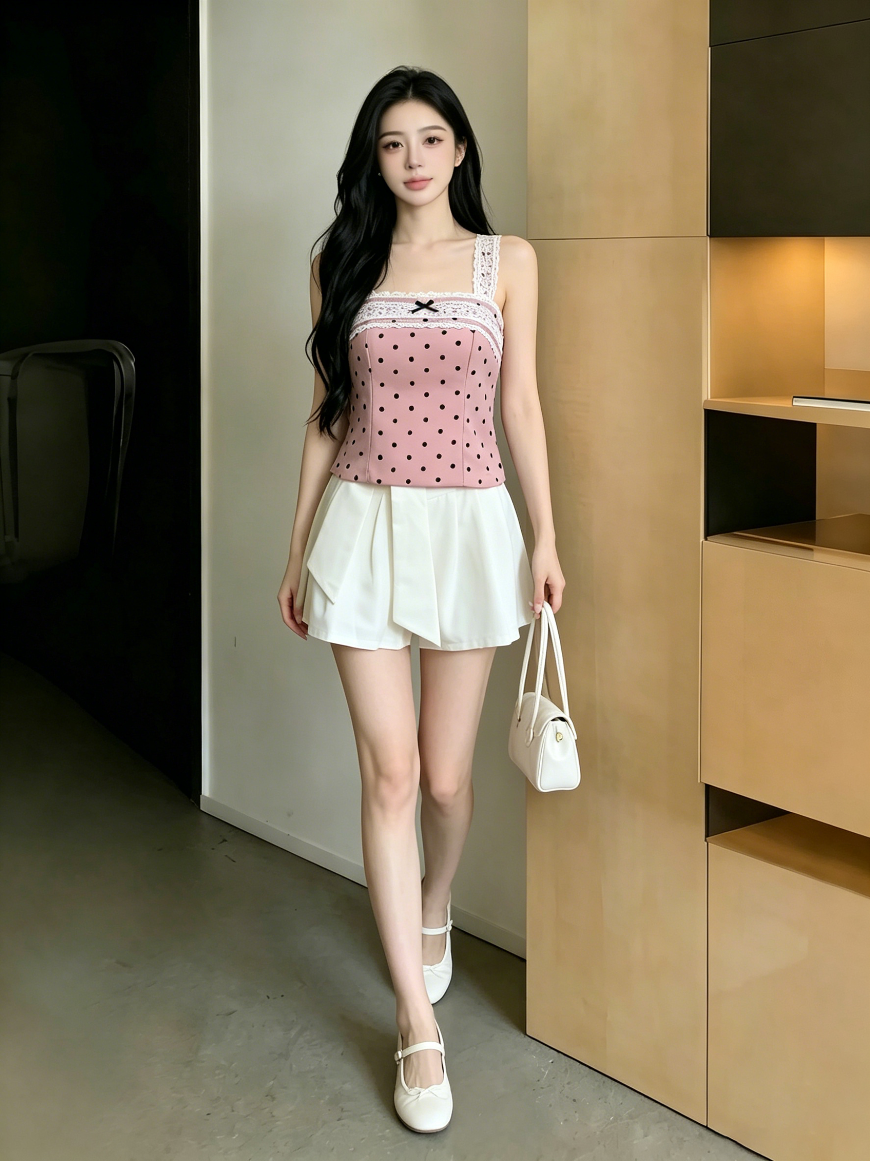 Sweet Polka Dot Cami Top M220
