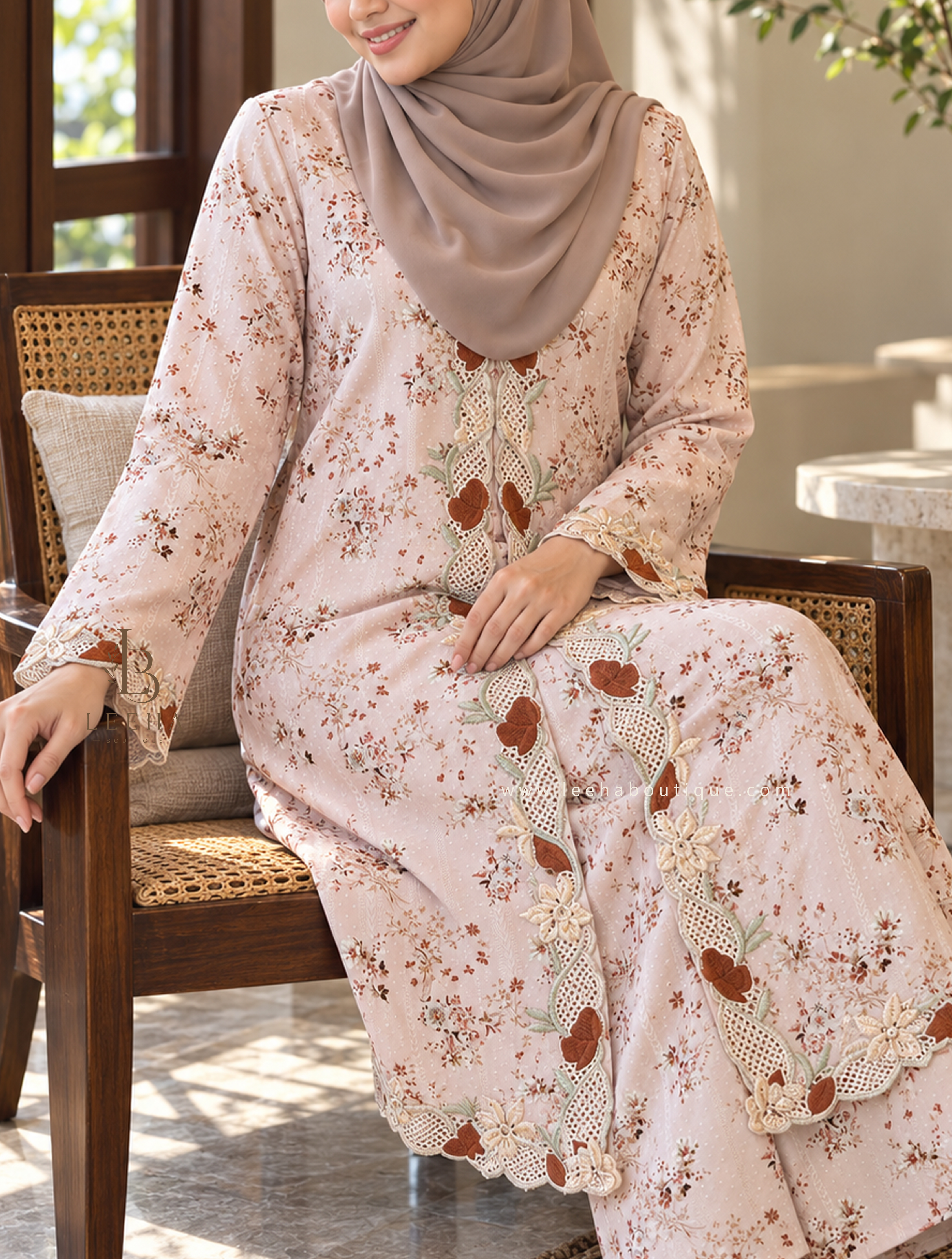 KEBAYA SERI BULAN (BLUSH PINK)