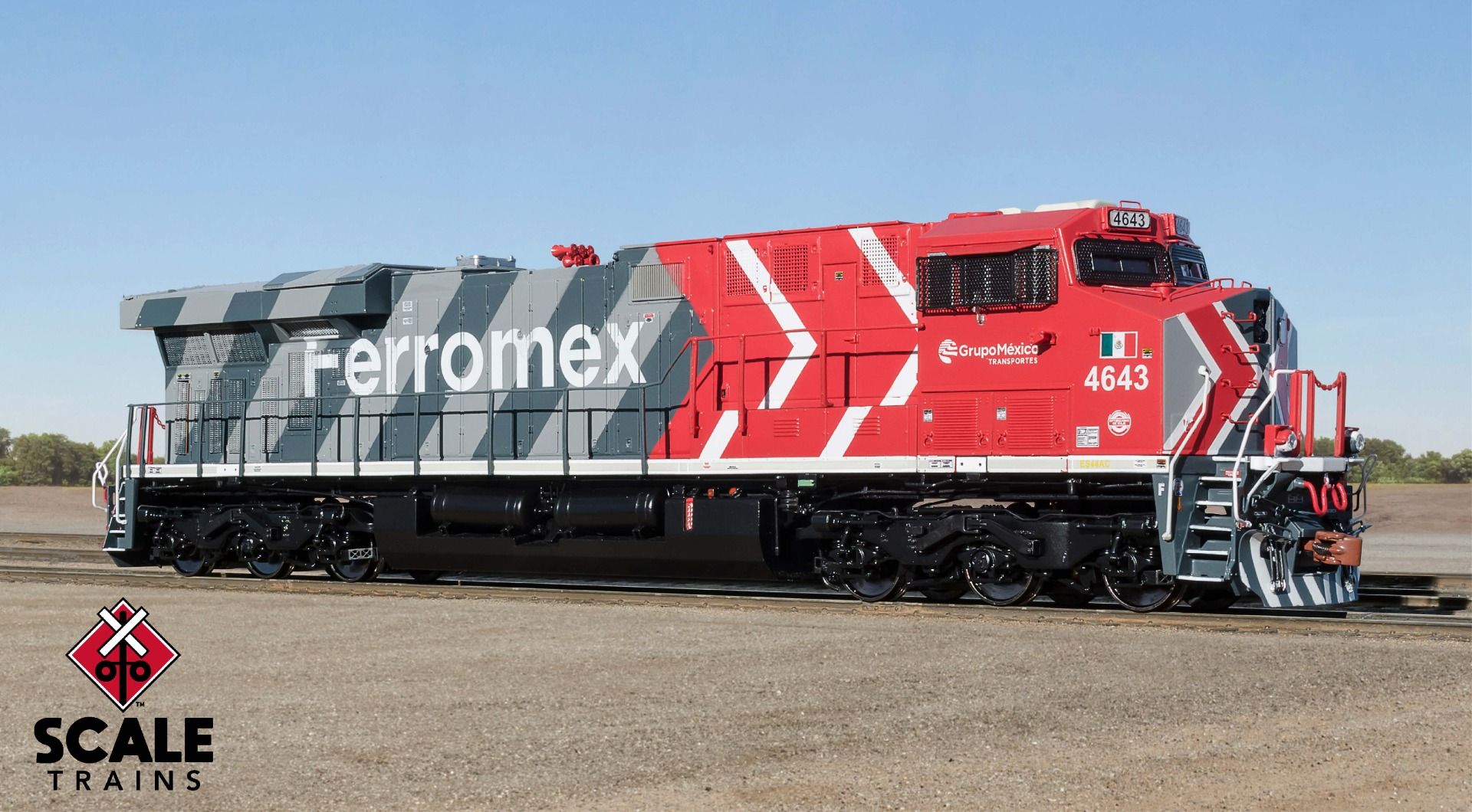 GE ES44AC, Ferromex/Zebra Scaletrains DCC Sound HO 1:87