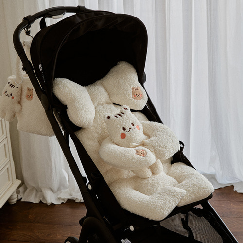 DOTTODOT Fluffy可愛咩咩系列-嬰兒車頸枕