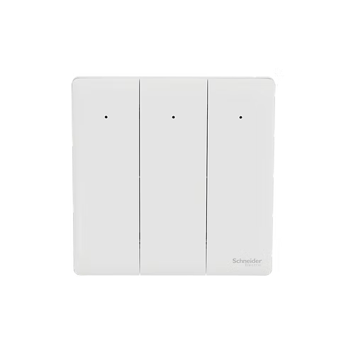 施耐德 Unica X 皎月白 3位雙控 帶指示燈 開關掣