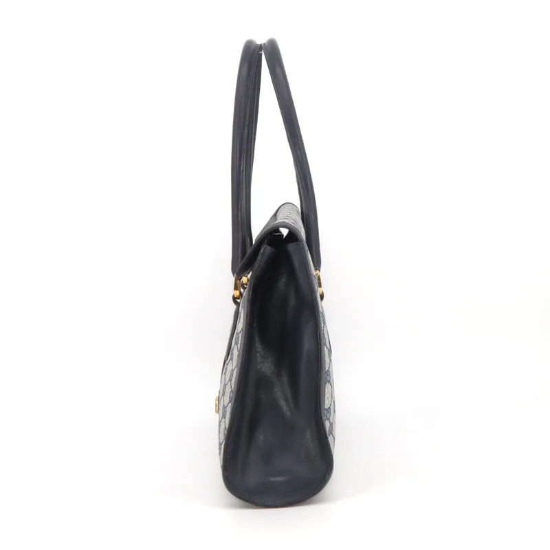 Gucci Vintage GG Supreme Sherry Line Top Handle Bag