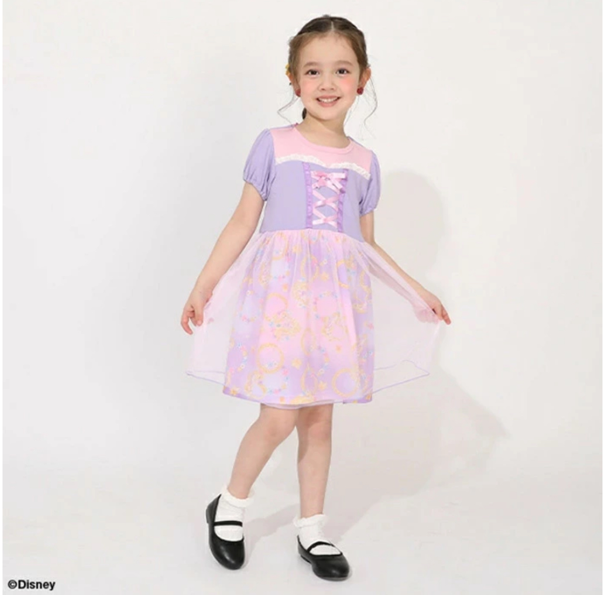 🇯🇵預訂 日本直送🇯🇵Babydoll x Disney公主系列八色公主造型短袖連身裙