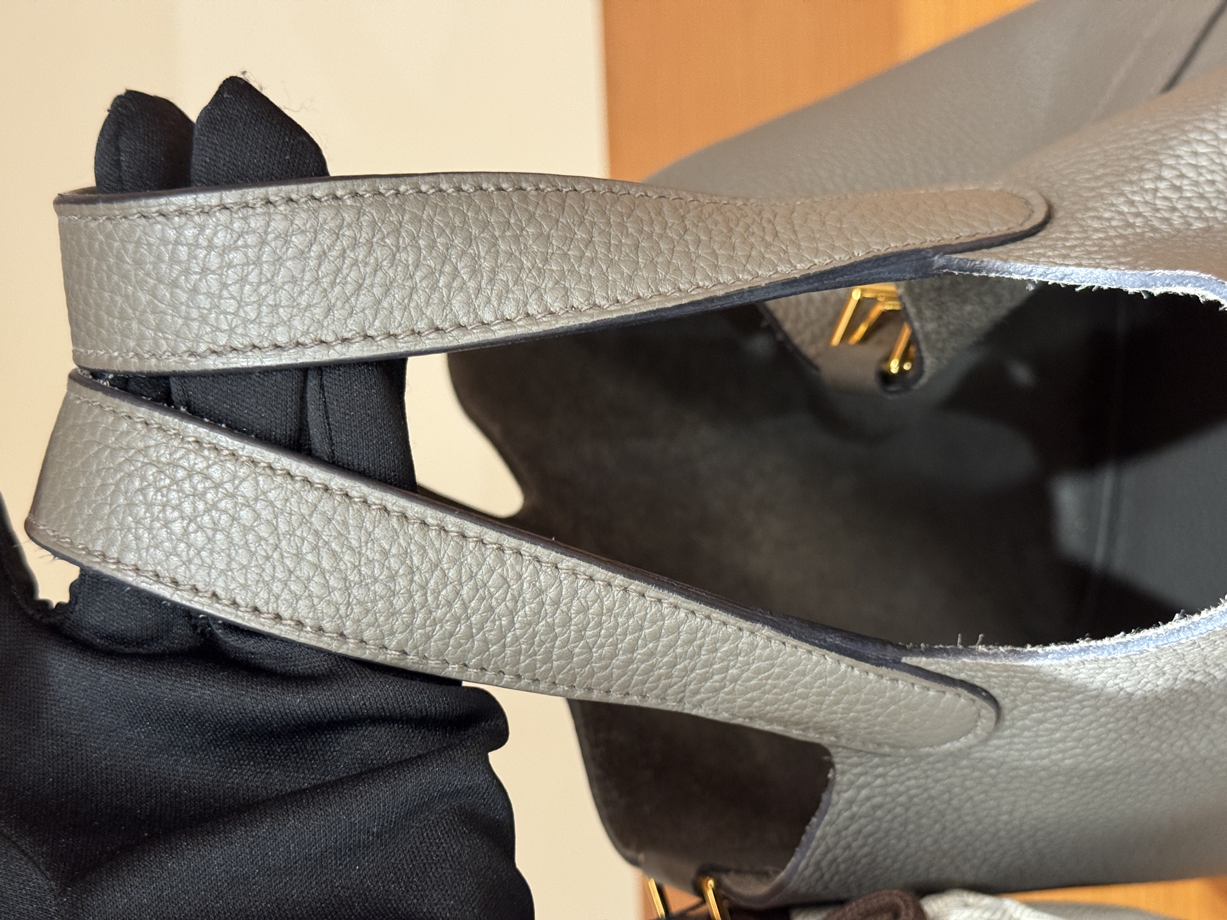 Pre-Owned HERMES P18 / Stamp Y / 錫器灰 