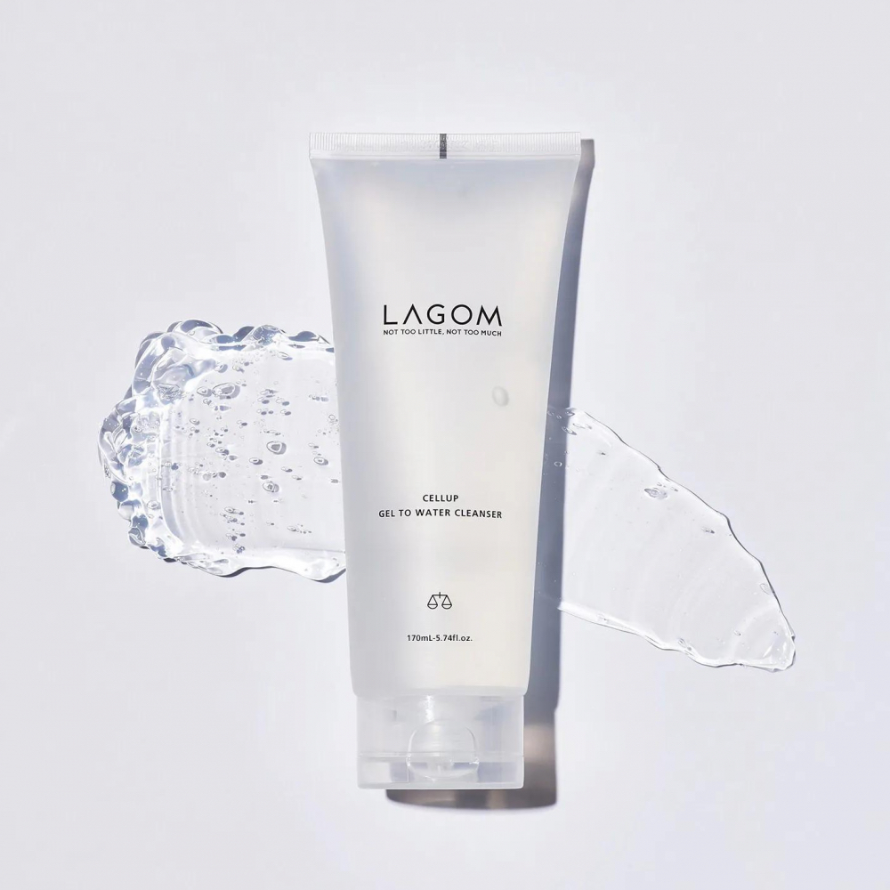 韓國LAGOM 早安無泡透明潔面啫喱 Cellup Gel To Water Cleanser 170ml