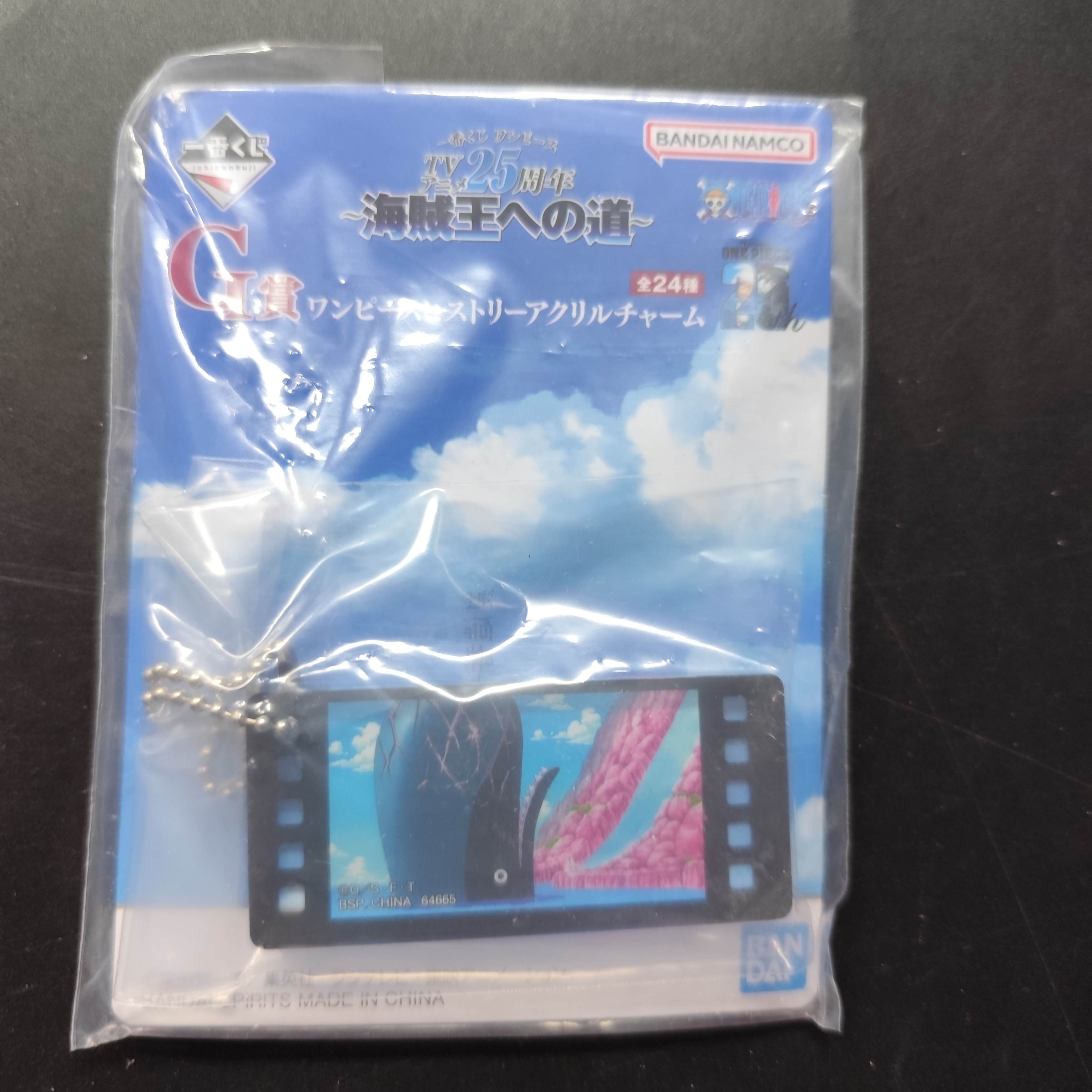 One piece 海賊王 One Piece TV 動畫 25 週年紀念 ～成為海賊王 One Piece之路～ 一番賞 G賞 週邊匙扣 掛件 No.1 [平行進口] AA06426