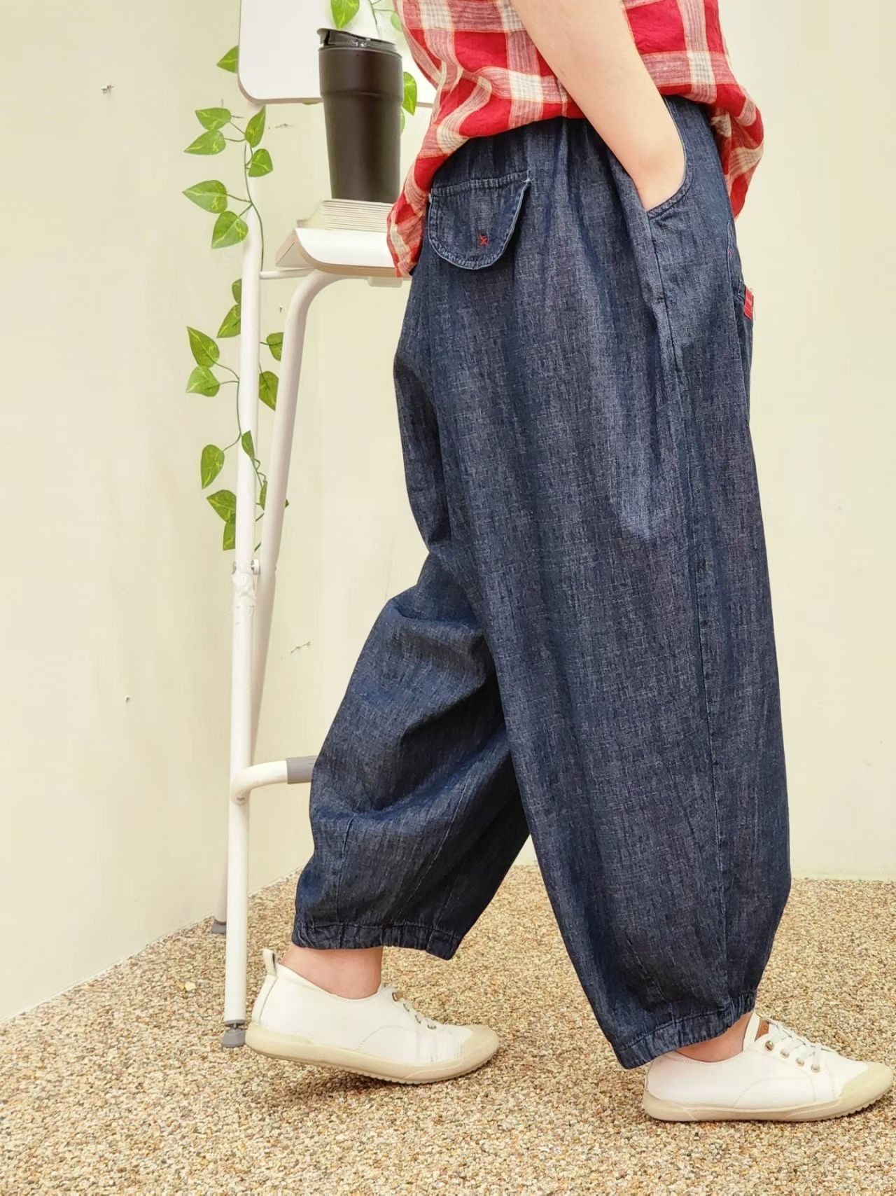 NO OS 薄蘿蔔牛褲