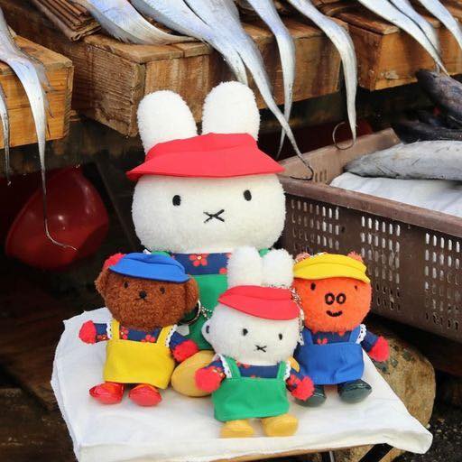 [Miffy] 釜山限定版 扎嘎其漁市場 公仔匙扣 (3款)