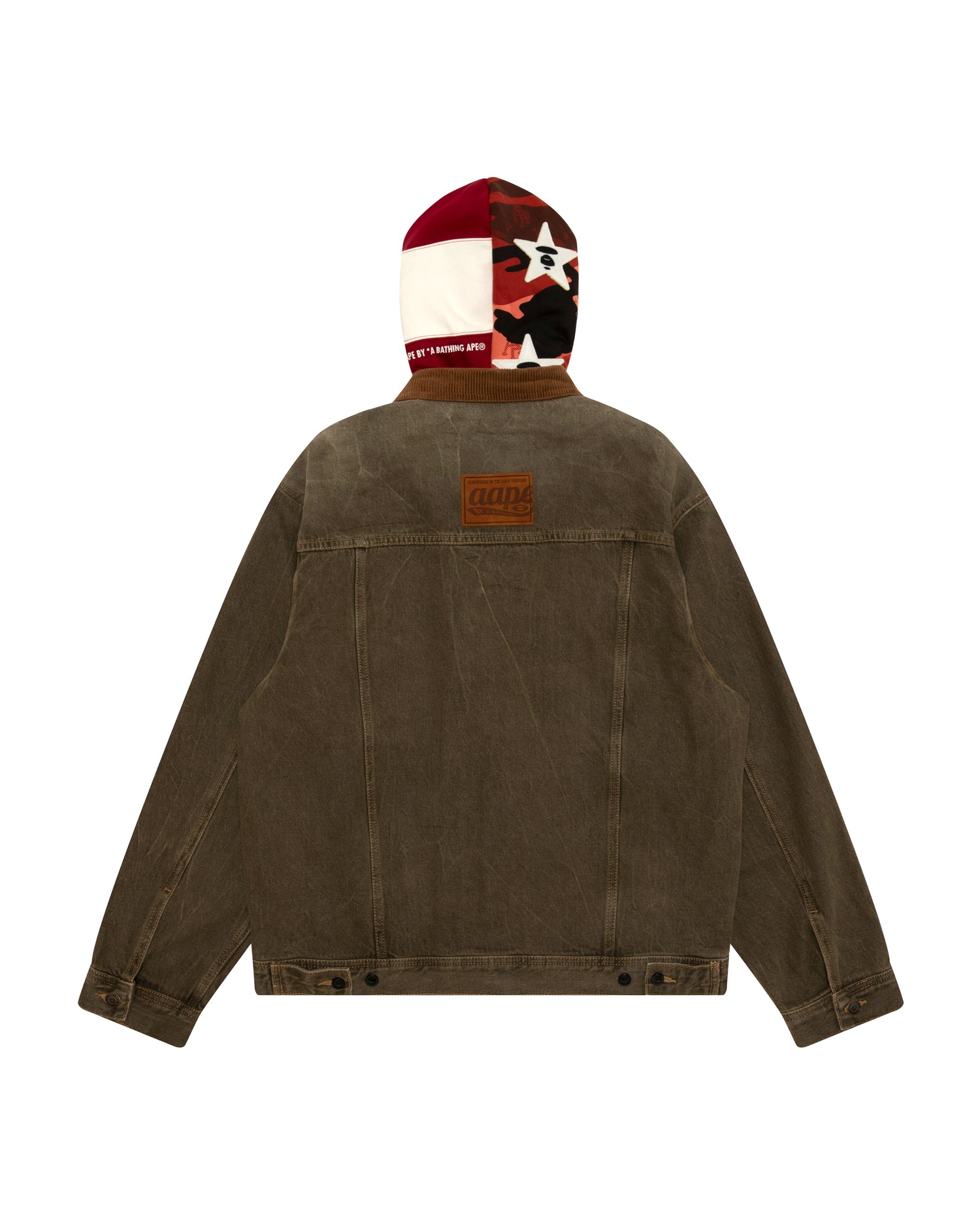 AAPE AAPEUNVS Denim Jacket With Hood (7814XAR)