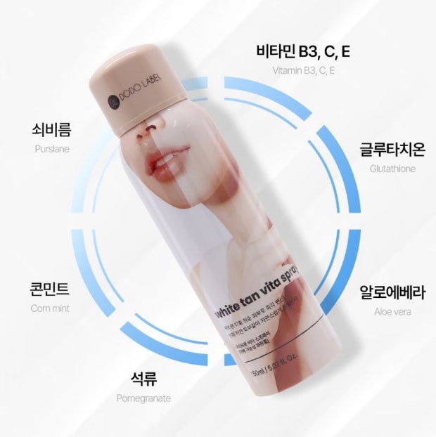 韓國 Dodo Label 一秒全身 美白素顏 噴霧｜idol White Tan Vita Spray
