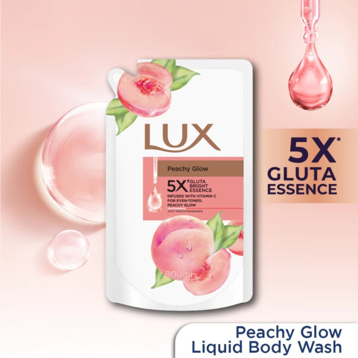 Lux Shower Cream (Refill Pack) 600ml / PEACHY GLOW