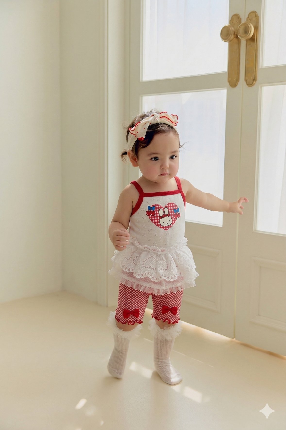 兔子吊帶 / Lace Skirt / 蝴蝶結 Legging