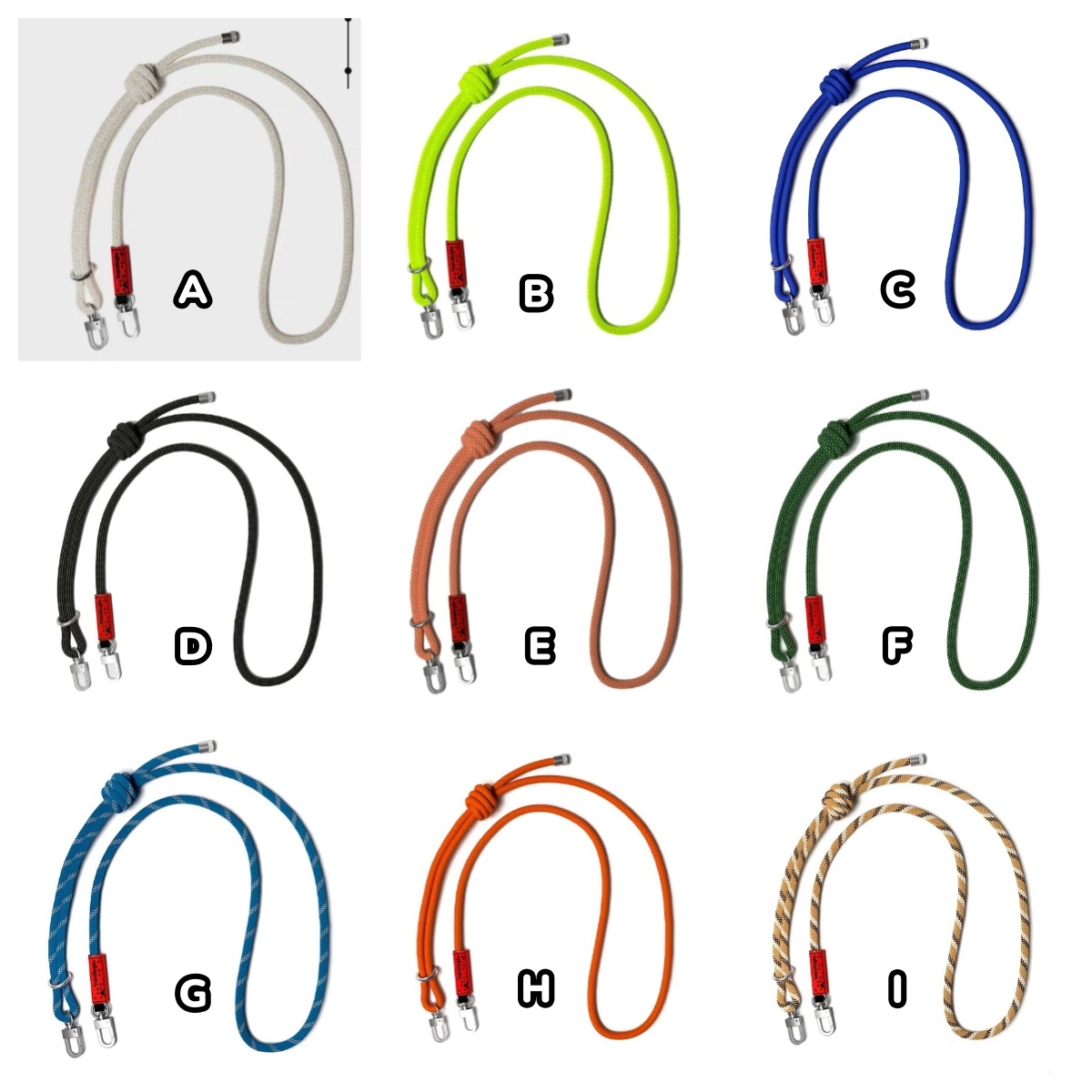 topologie 可調節多功能繩索背帶 8mm