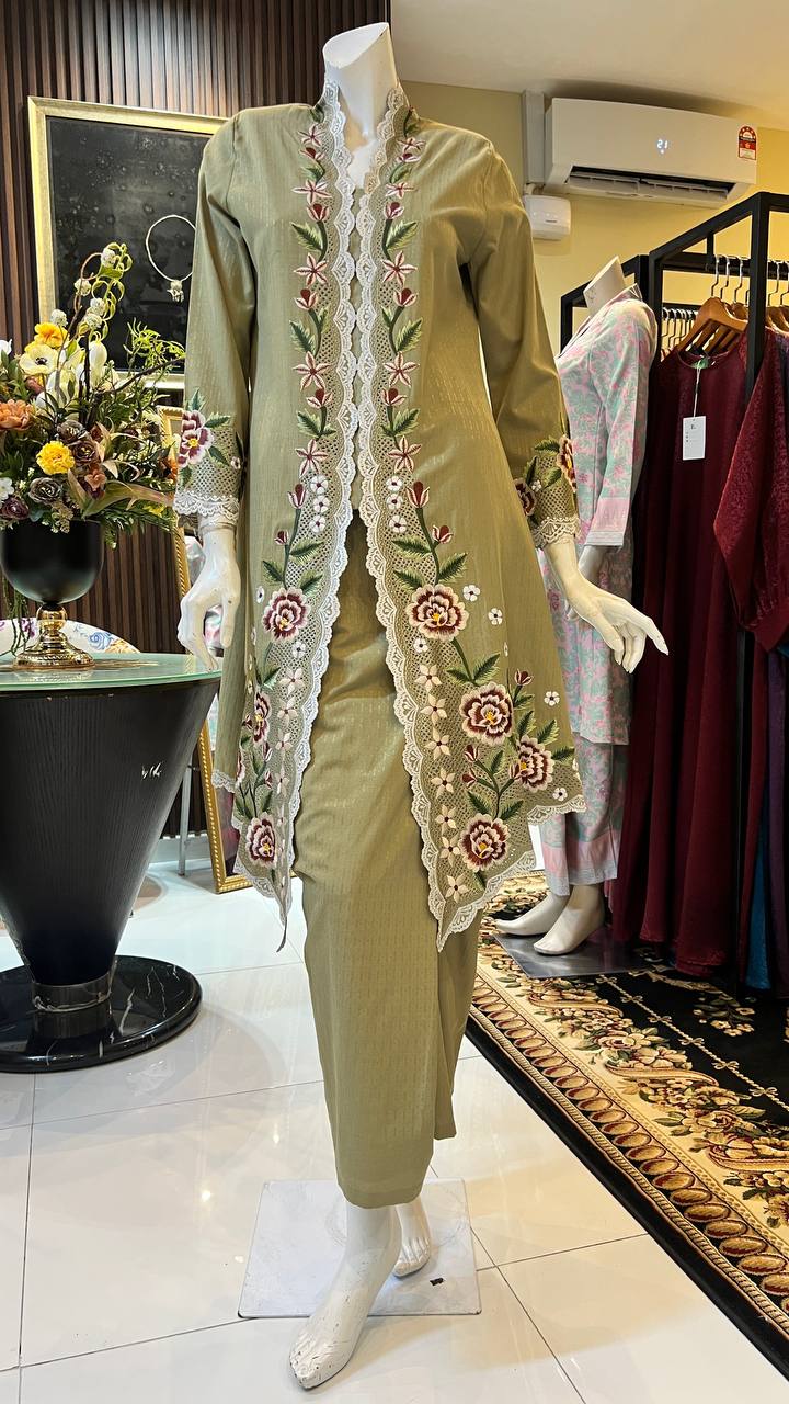 KEBAYA SULAM MAHSURY (GREEN)