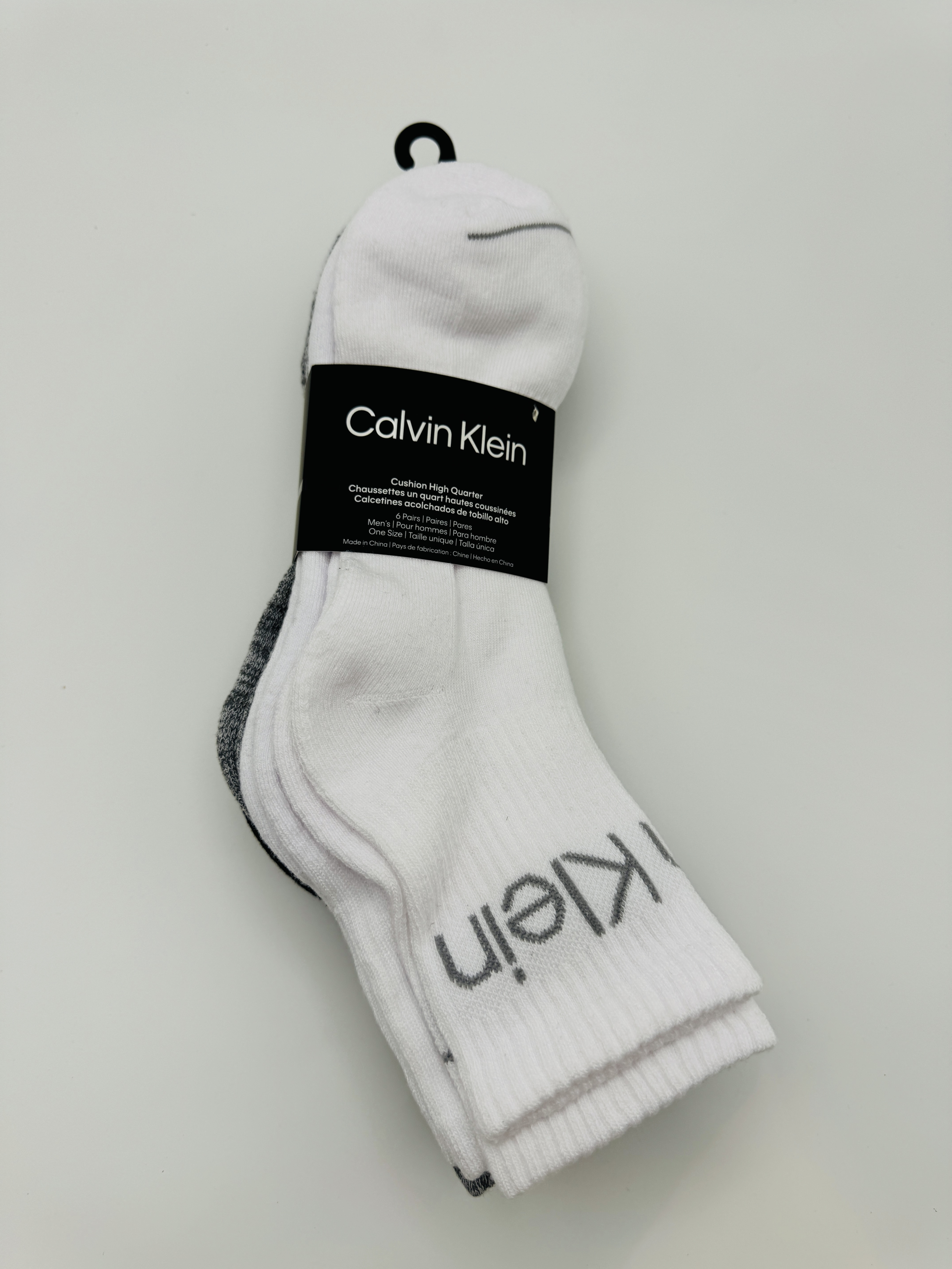 Calvin Klein男裝襪（香港現貨）六對裝