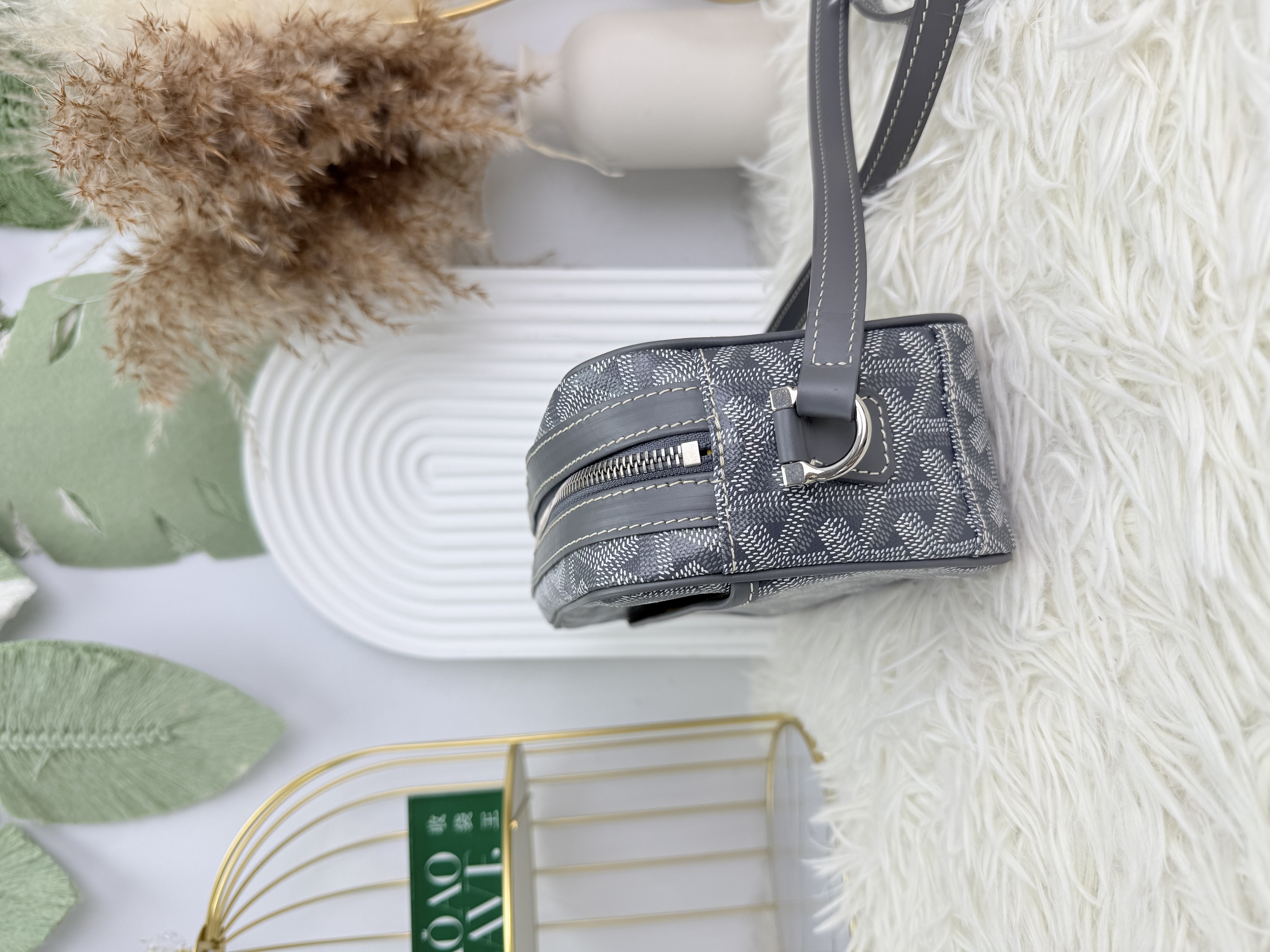 Goyard 👜 PRE OWNED 🛍️灰色老花相機包 2026專門店單 有塵袋 🩶 