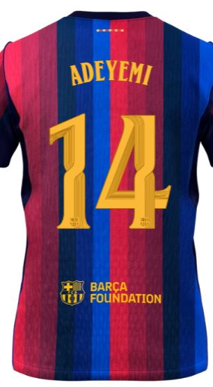 Barcelona 巴塞羅拿 2026-27 主場印字 (內有多選，不是球衣)