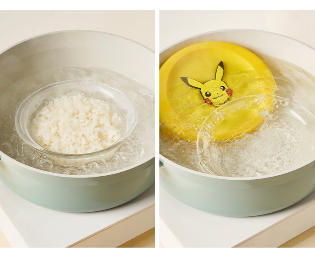 LocknLock x Pokémon 嬰兒輔食品容器| 355ml 比卡超(1套3個)