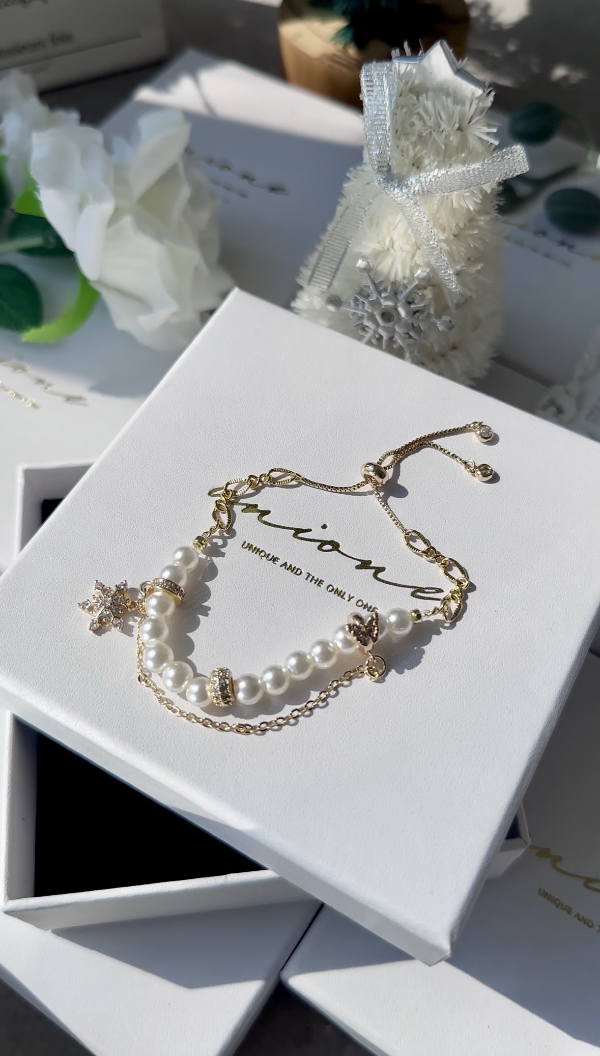 蝴蝶珍珠手鏈🦋