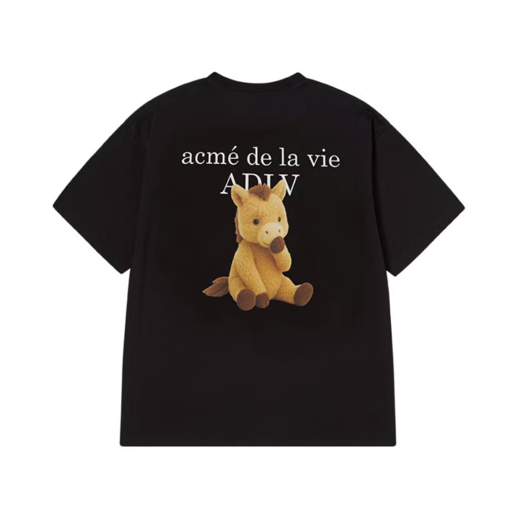 AD71 ADLV: Horse Basic Logo Short Sleeve T-Shirt