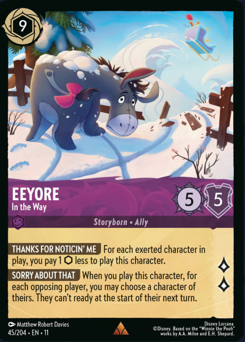 45/204 Eeyore - In the Way R
