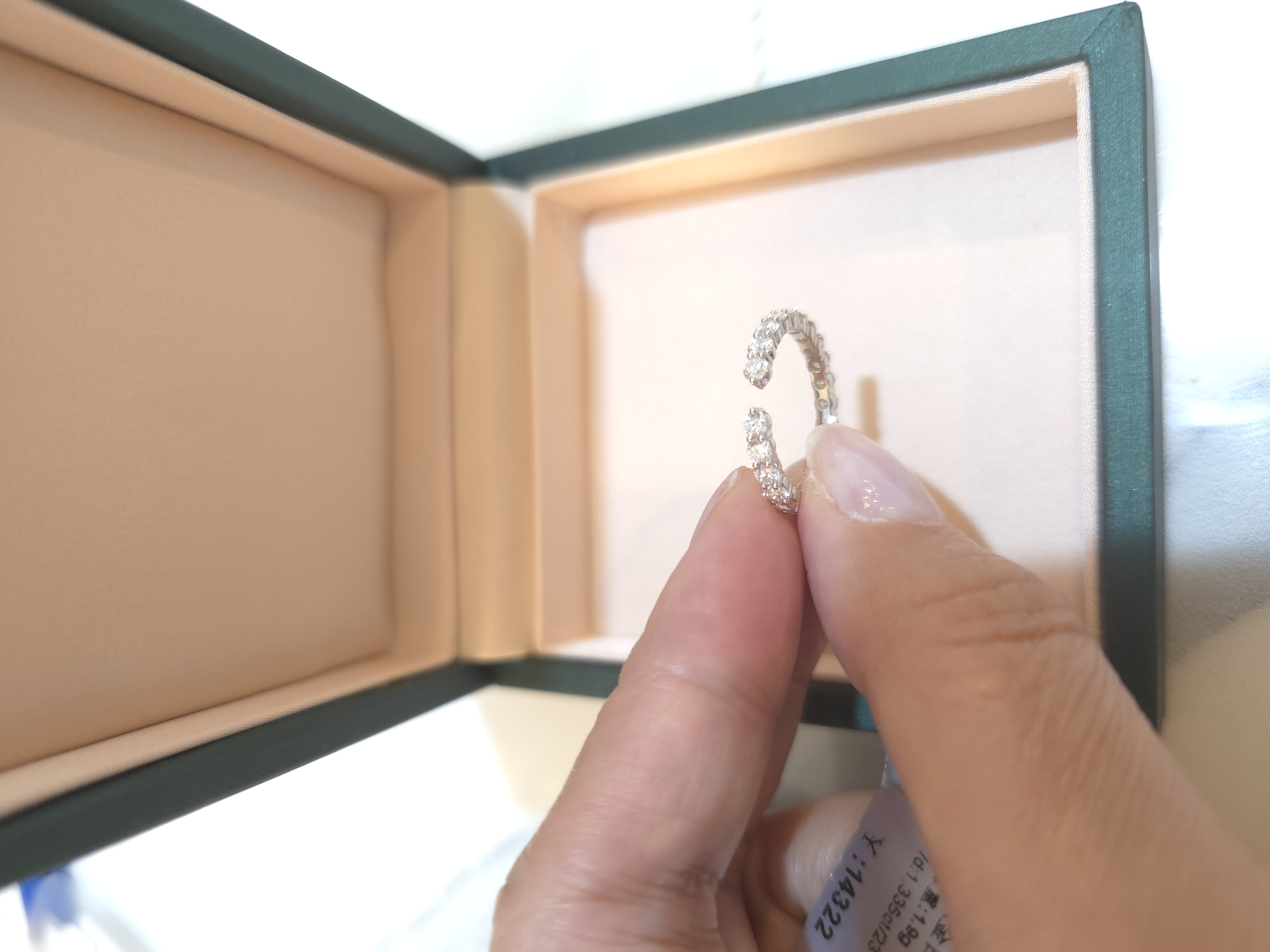 18K 培育鑽石戒指 d1.335 G1.633 S12