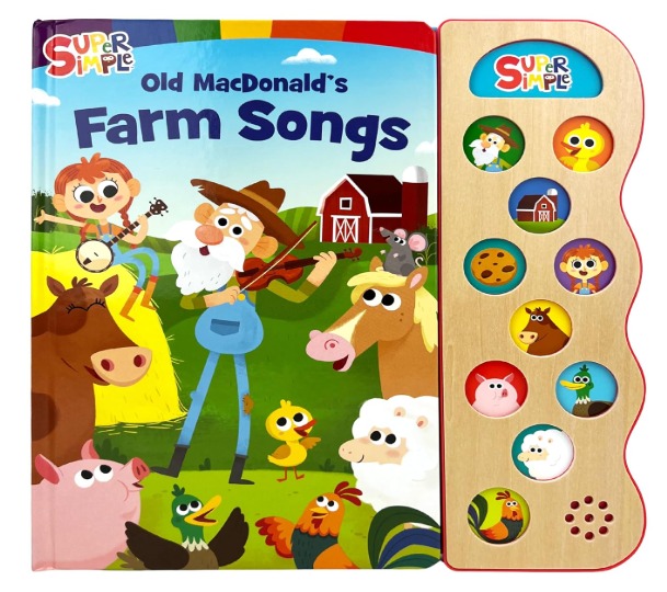 Super Simple 兒歌音效書 Old MacDonald's Farm Songs