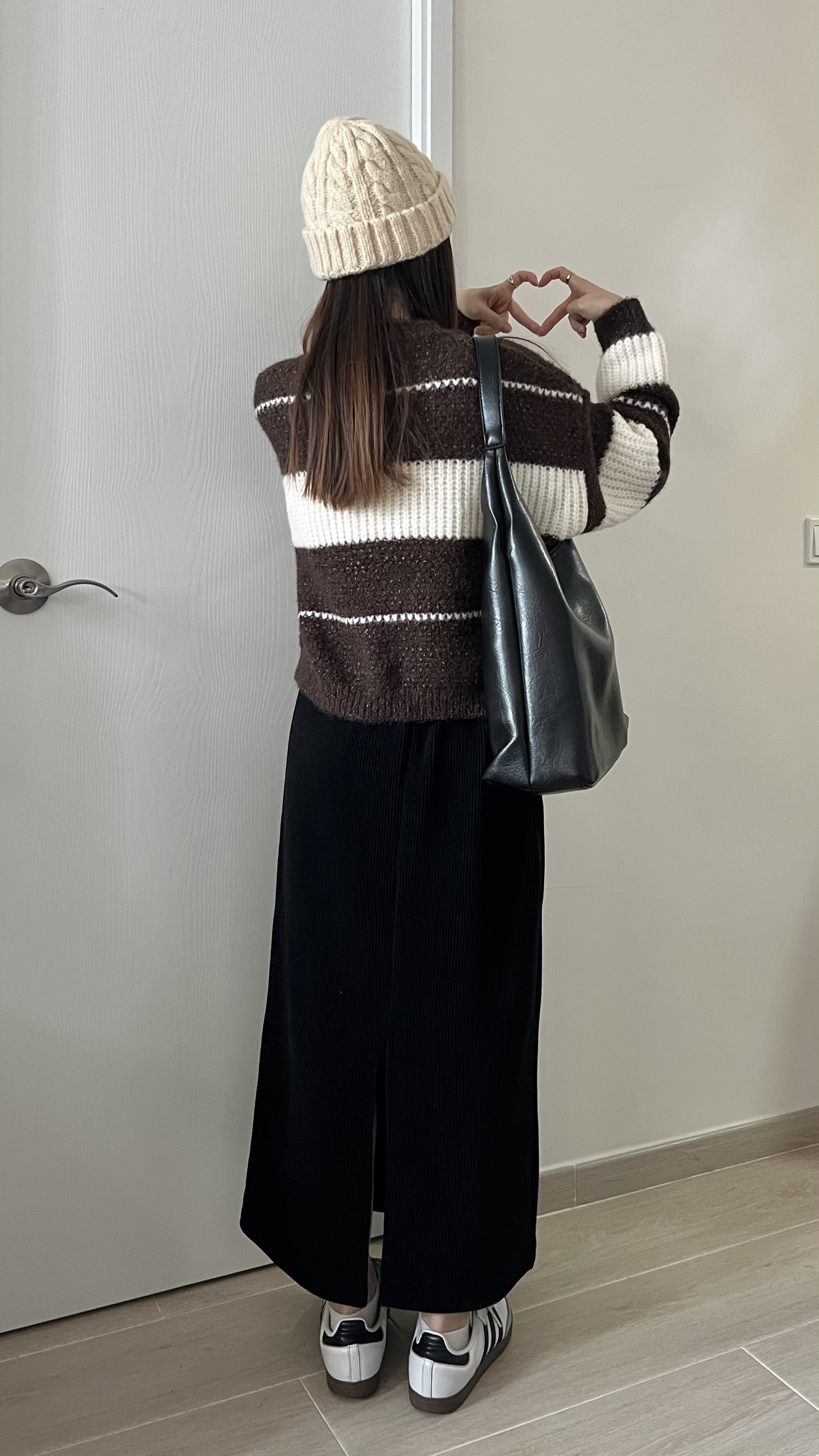 厚實直筒長裙 免熨