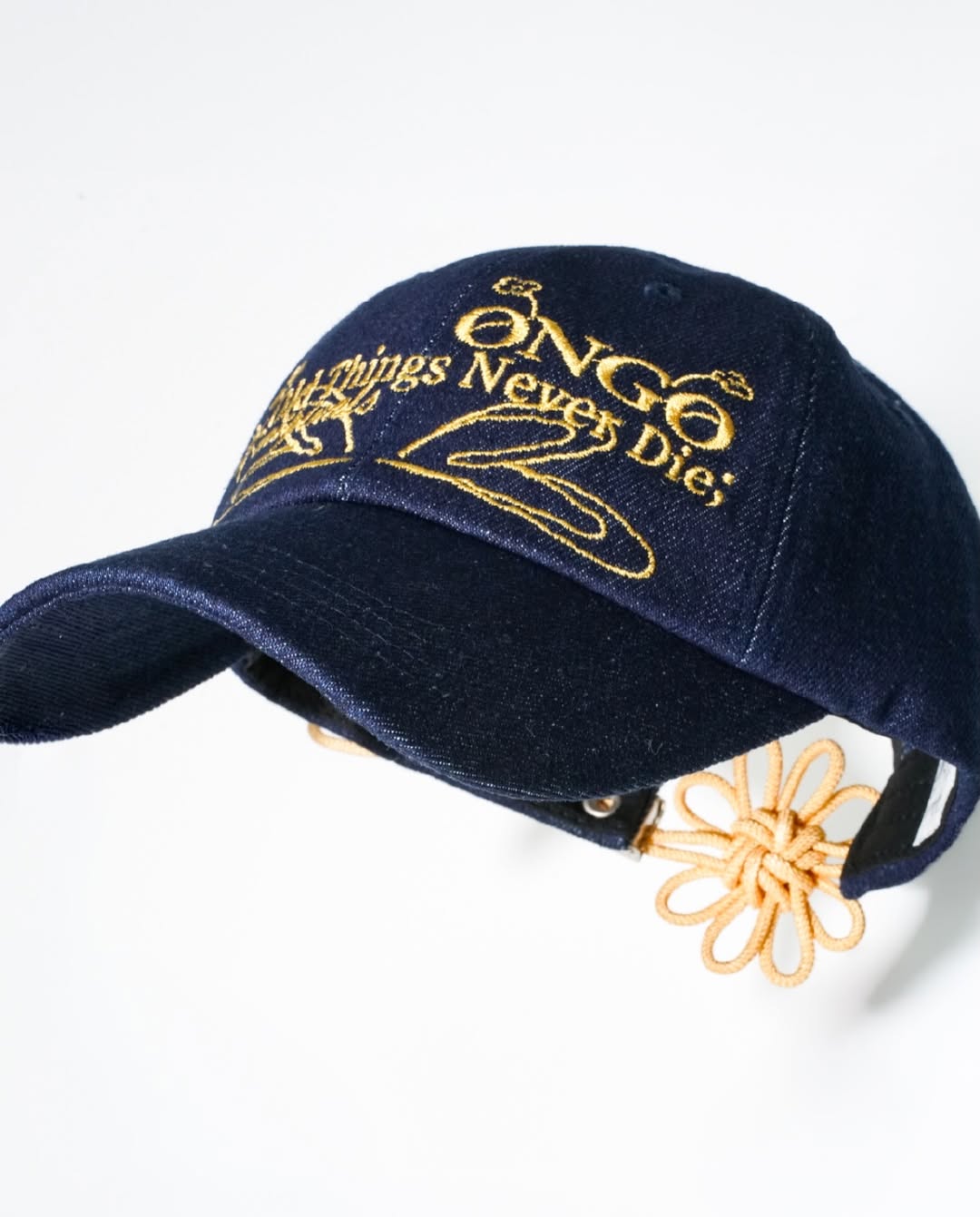《Pre-Order》온고 ONGO old things never die Denim Flower Knot Cap 牛仔布帽子 (2026 Ver.)