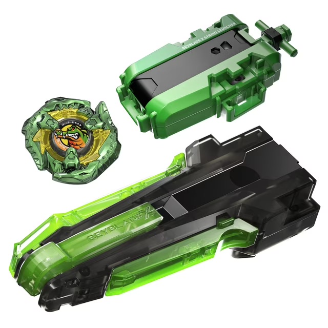 【戰力倍增/勝率激增】Beyblade X Deluxe String Launcher Custom Grip Top Set 專業拉線發射器+手柄二合一組 - 超強握感、射速升級、全港陀螺迷必備