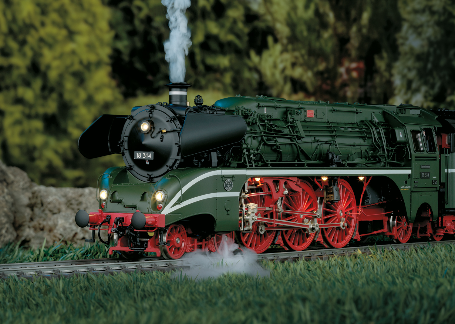 Spur-1 BR 02 314-1 Dampflok DR/GDR DCC Sound & Smoke 