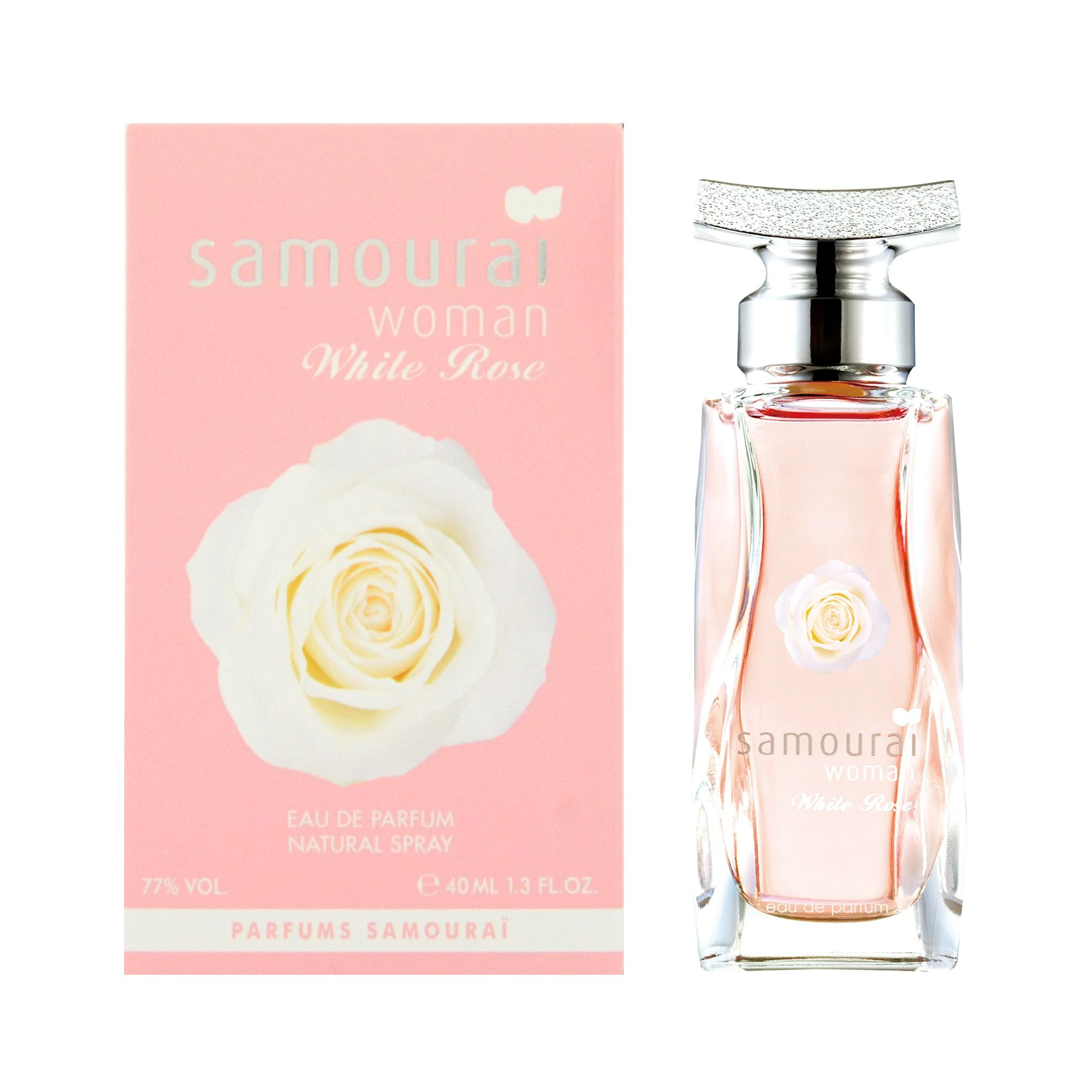 【日本直送】Samourai Woman 白玫瑰淡香水 40ml｜甜美清新必備女香 - 法國製造
