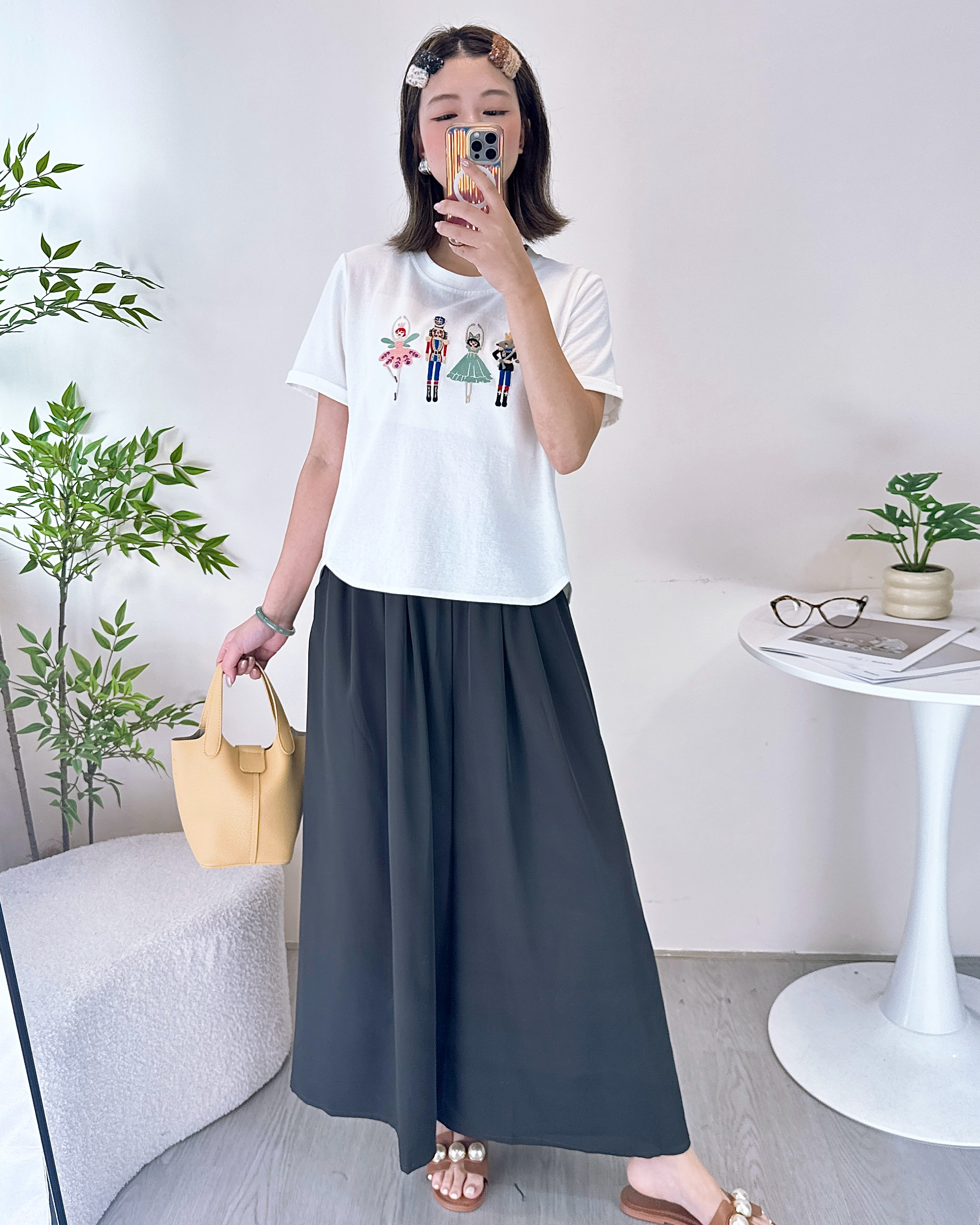 超顯瘦冰涼雪紡闊褲 3色