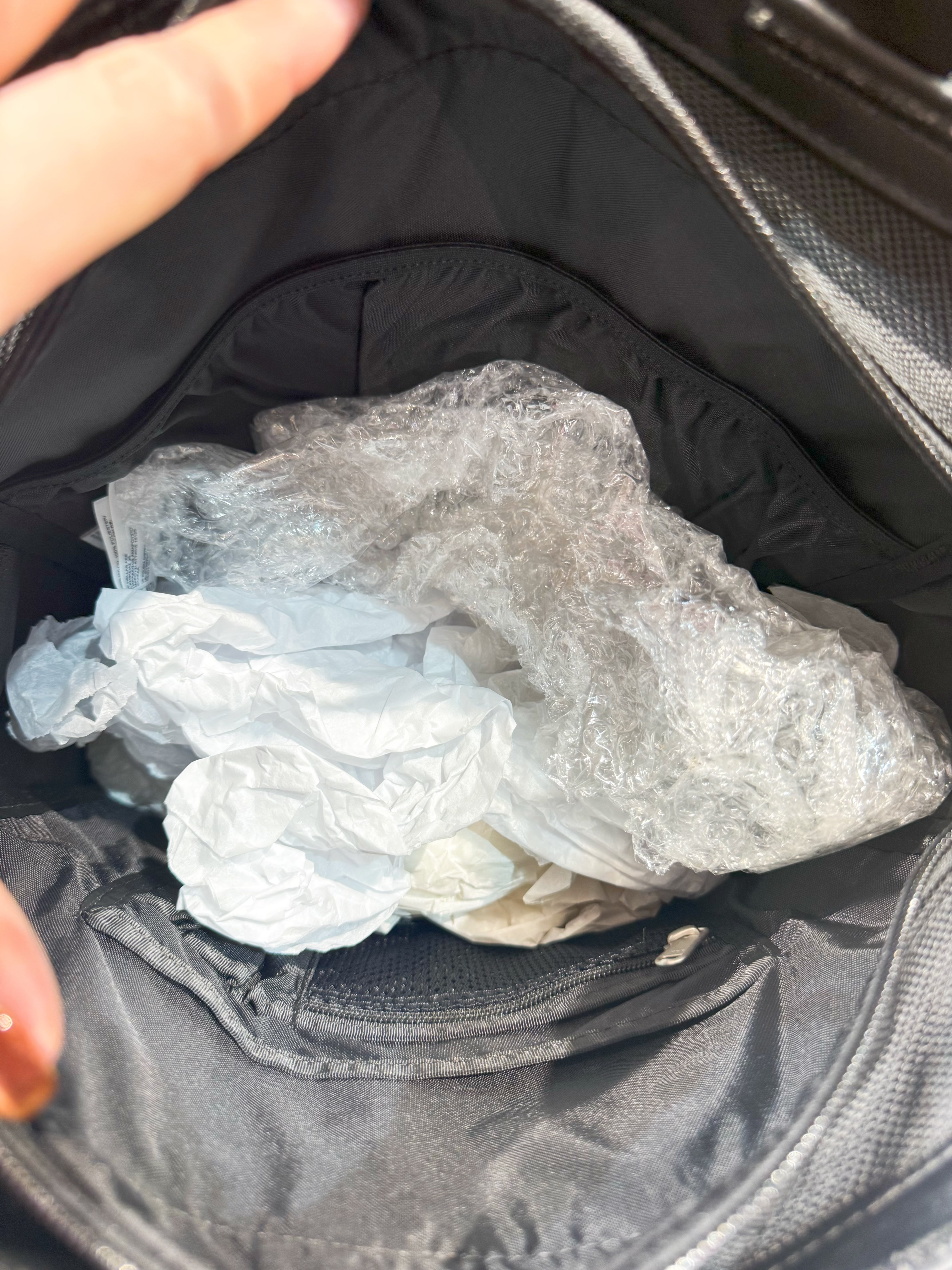 The North Face backpack blk