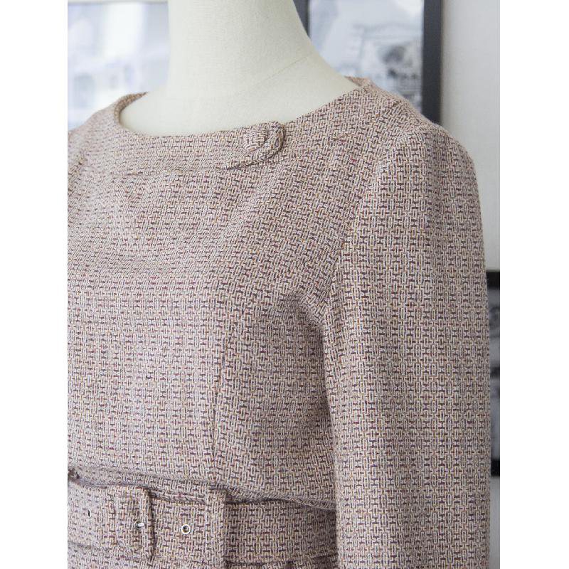 (SOLD OUT)1960s In-Vogue MOD Dress with Belt(FM073)