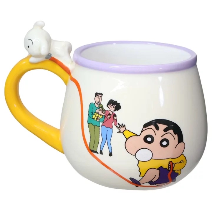 日本預訂📍蠟筆小新原作35週年立體陶瓷水杯