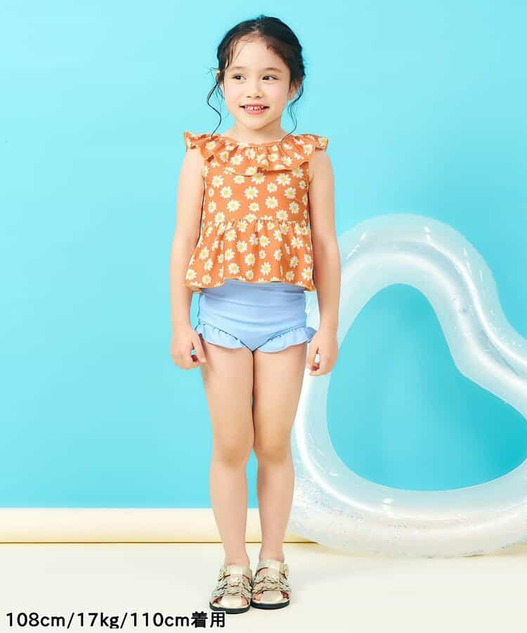 🇯🇵預訂 日本直送🇯🇵Apres les cours六色圖案印花荷葉邊後背V領分體泳衣