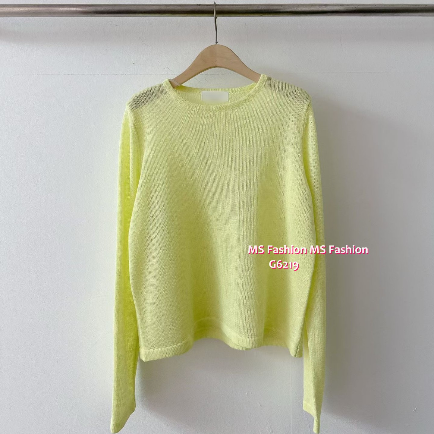 G6219 韓國🇰🇷淨色針織線料top