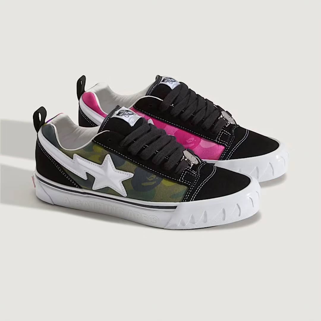 7.18 BAPE x VANS KNU SKOOL Collection **MESSAGE FIRST/先查詢貨存**