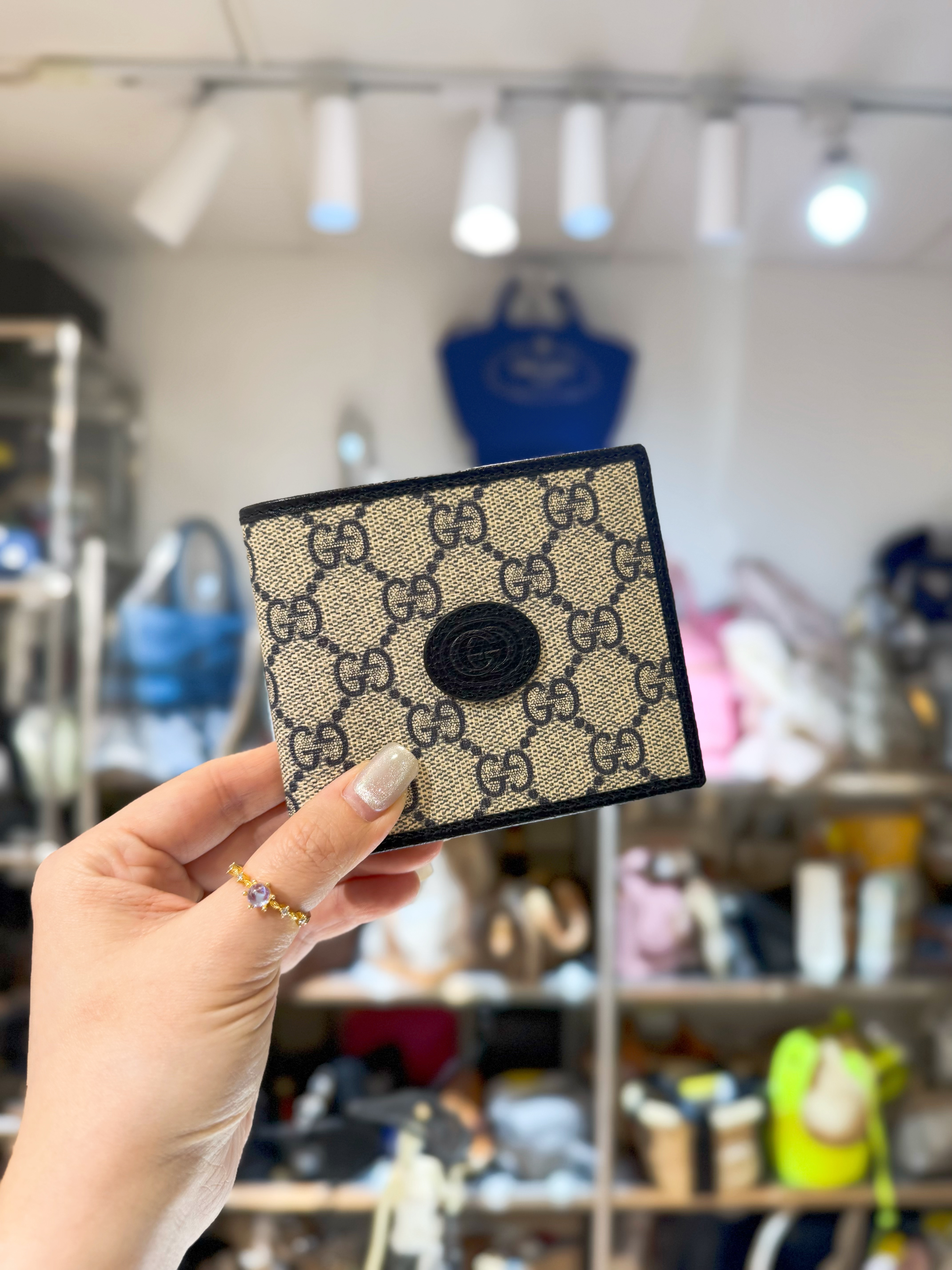 Gucci wallet 738/Supreme/ggm/mavy