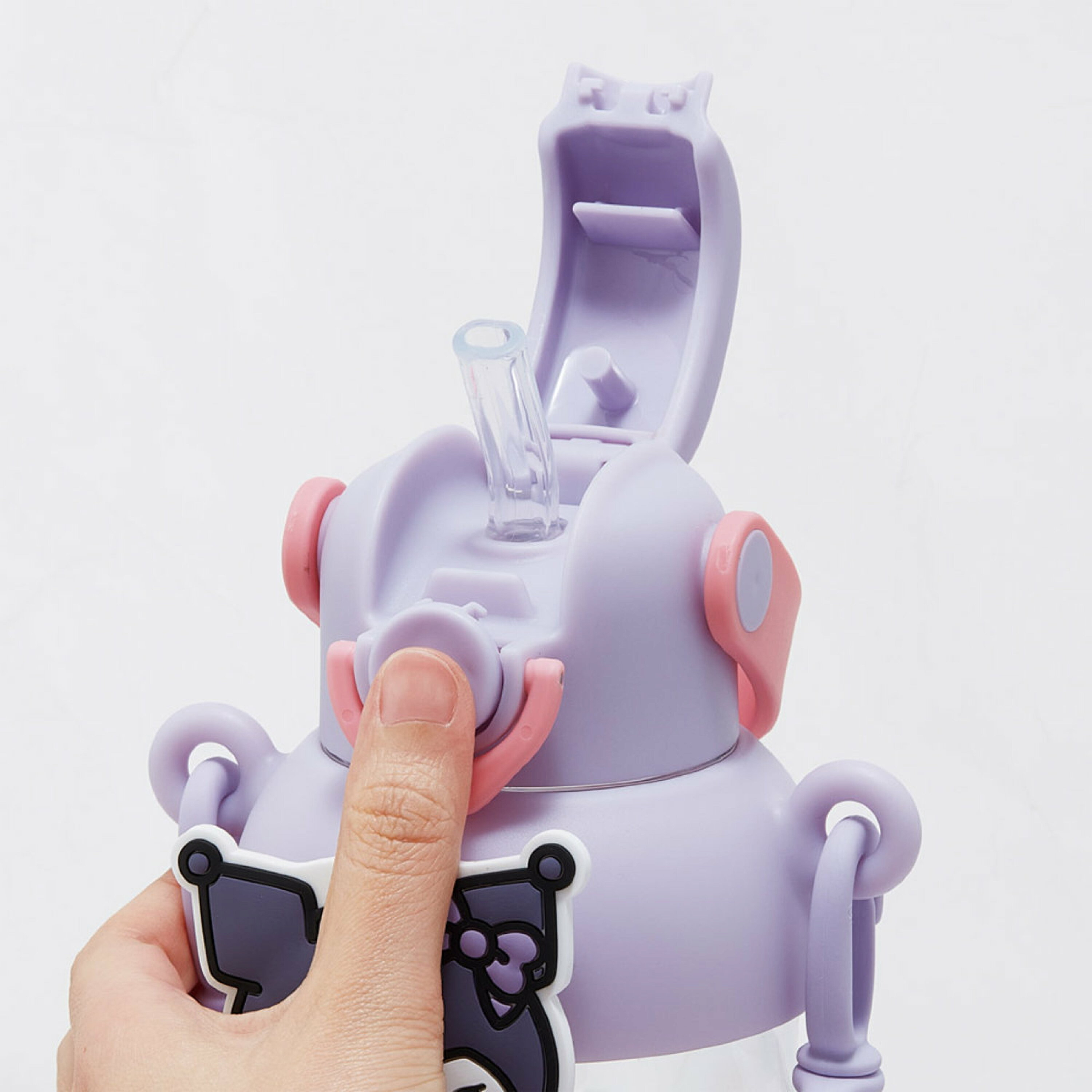 現貨🇯🇵Skater 大容量吸管水樽 650ml -Kuromi