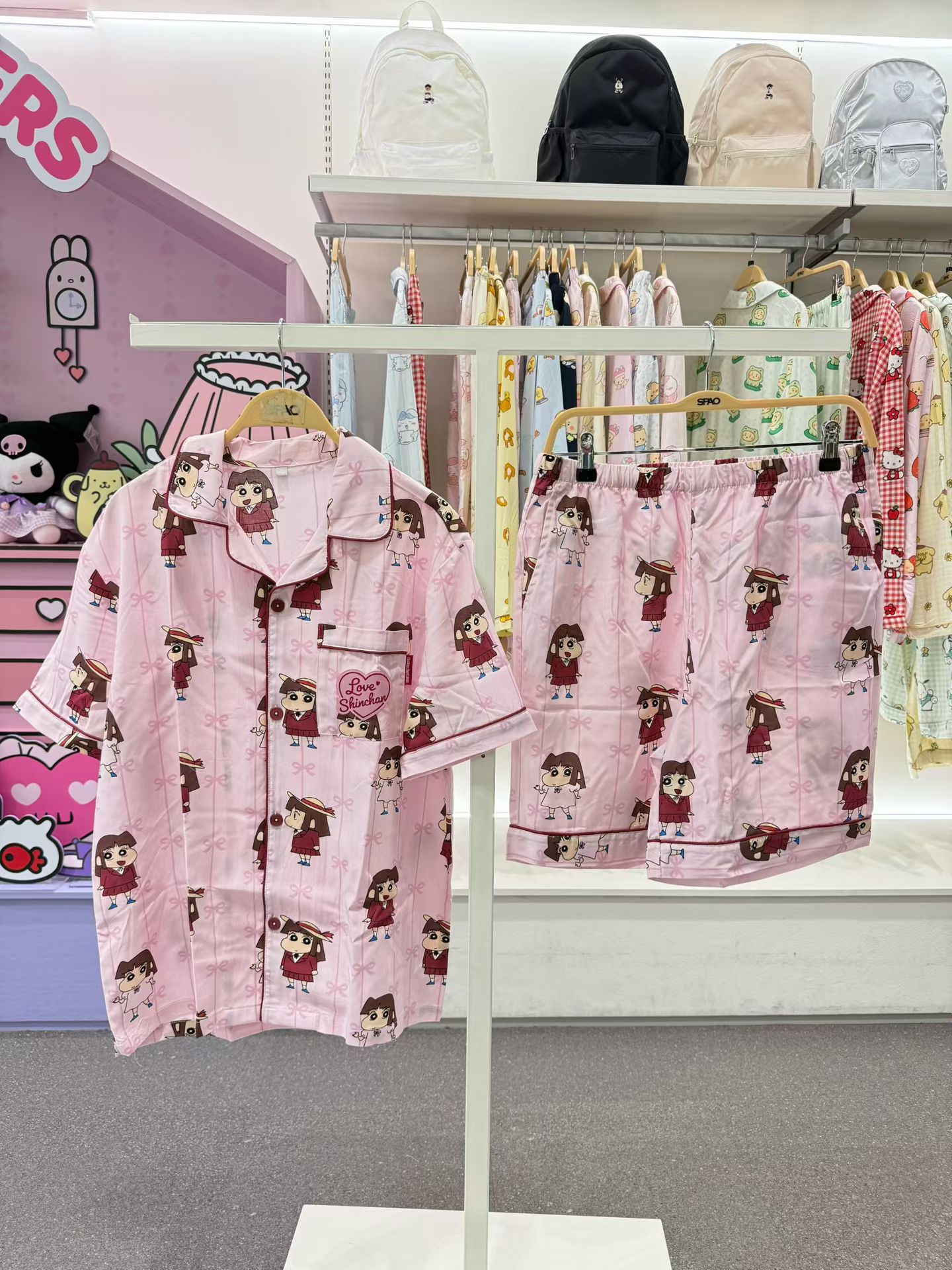 🇰🇷💡SPAO💡蠟筆小新短袖睡衣